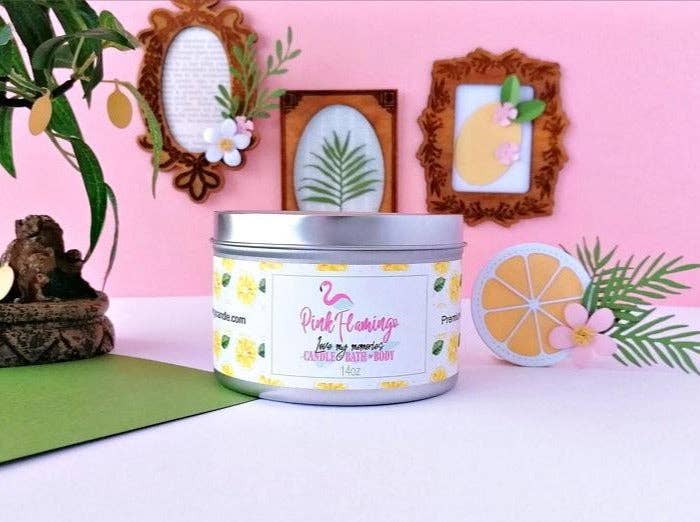 PINK FLAMINGO CANDLE – wholesale Jar/filled candle – Citrus | Signature Candle4