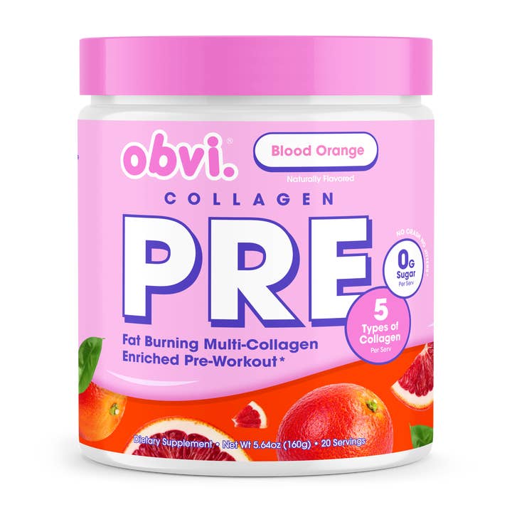 Obvi - Wholesale Oral Supplement/Vitamin - Obvi Collagen Preworkout| Blood Orange