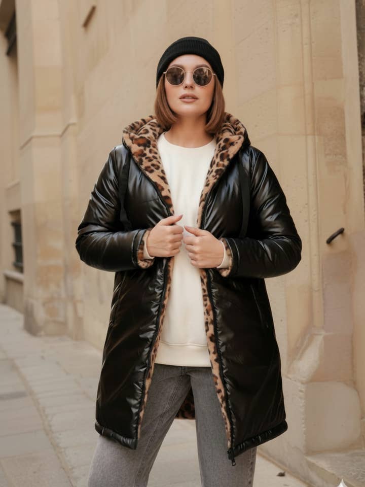 Mid-length reversible leopard fur coat PLUS SIZES and other Purchase Wholesale leopard coat. Free Returns & Net 60 Terms on Faire trending on Faire.