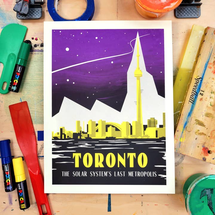 Secret Planet - Wholesale Art Print - Toronto Screen Print1