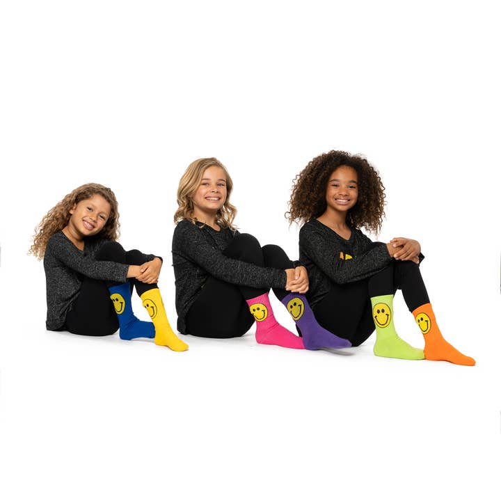 Malibu Sugar - Wholesale Socks - Kids - Happy Face Socks for Girls Cute Christmas 2025 Gift8