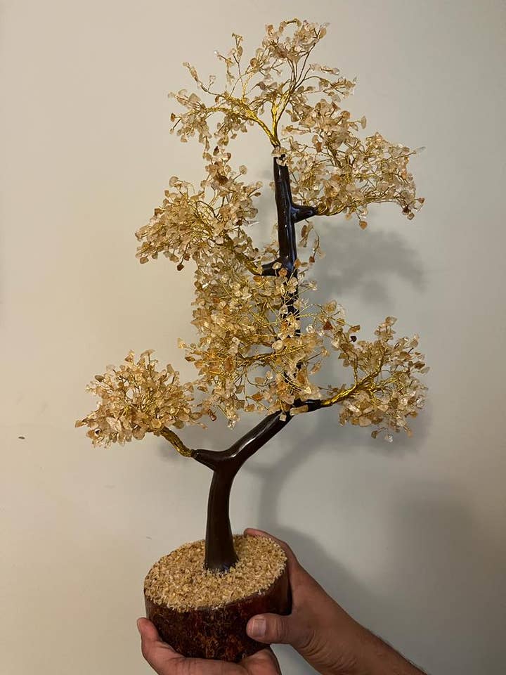 Citrine Gemstone Tree (2000 chips Tree) for wholesale by jiomind