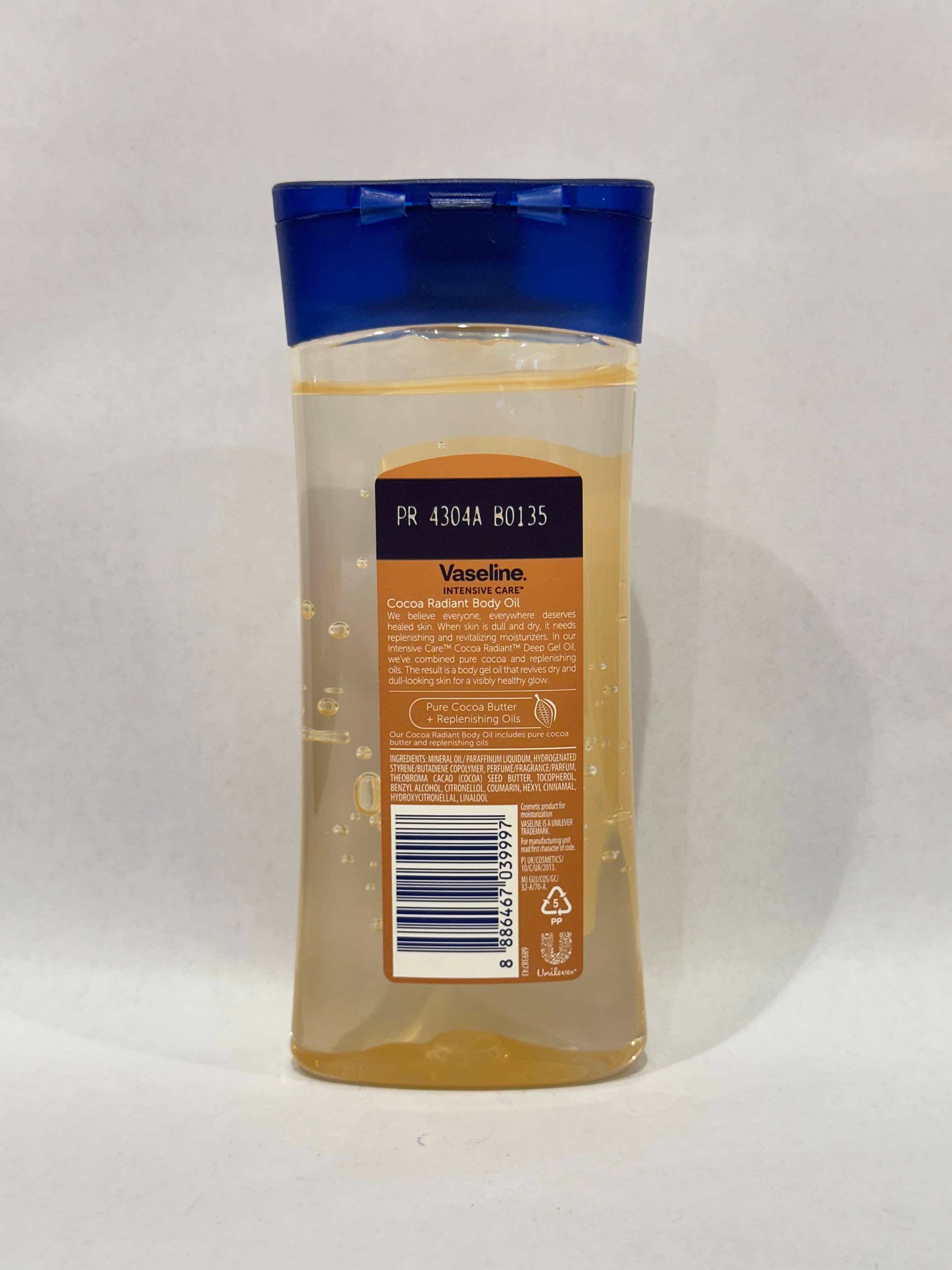 Afinity Care - Wholesale Bath/Body Oil - Vaseline Intensive Care™ Cocoa Radiant® Body Oil 200ml1