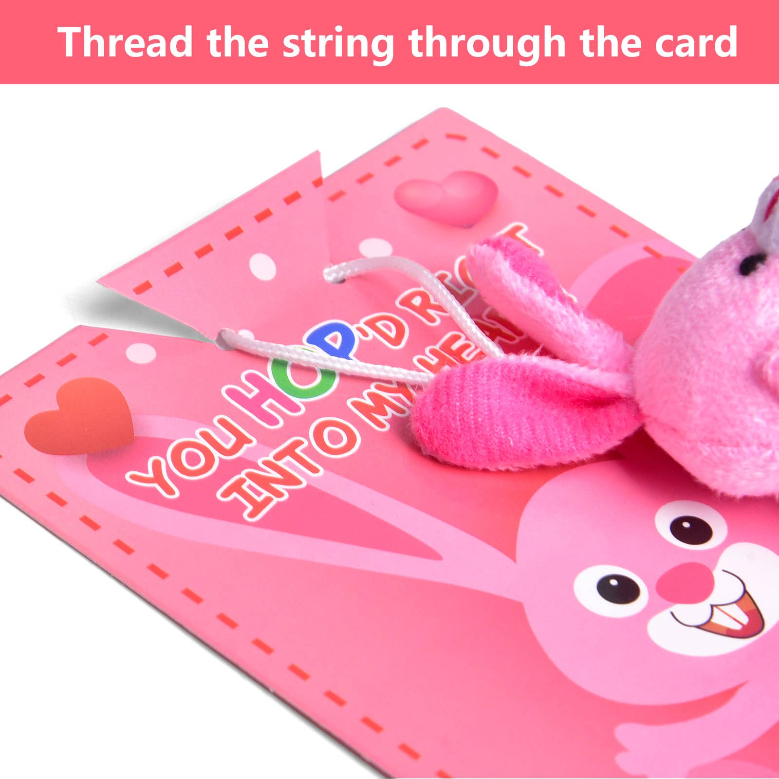 Fun Little Toys - Vente Cartes de Saint-Valentin - Ensemble de 28 peluches d'animaux avec cartes de la Saint-Valentin7