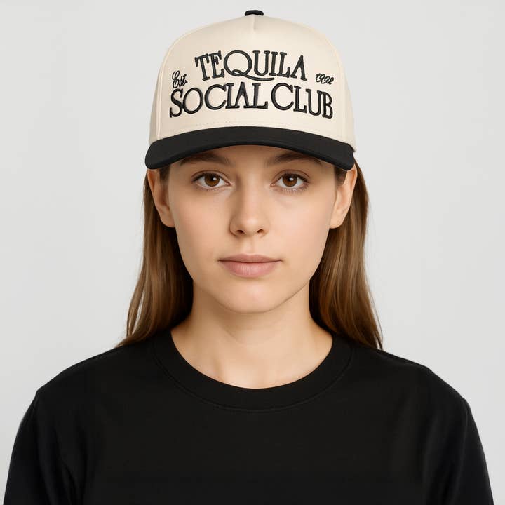 C.C TEQUILA SOCIAL CLUB Embroidered Trucker Cap and other Purchase Wholesale hennessy. Free Returns & Net 60 Terms on Faire trending on Faire.