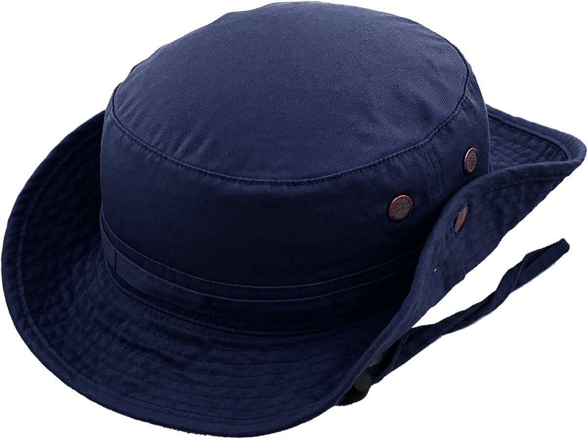 KBETHOS - Wholesale Bucket hat – Unisex - Solid Boonie Hat With String (Fitted)42