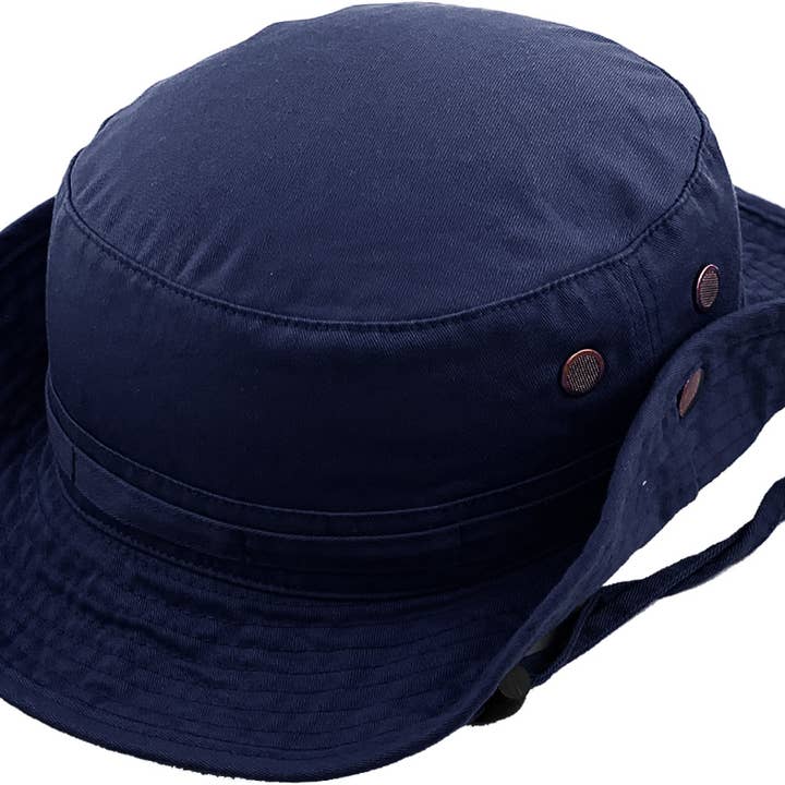 KBETHOS - Wholesale Bucket hat – Unisex - Solid Boonie Hat With String (Fitted)42