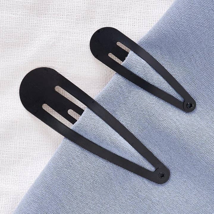 3pcs Small Black Vintage Plain Triangular Hair Clip for wholesale on Faire0