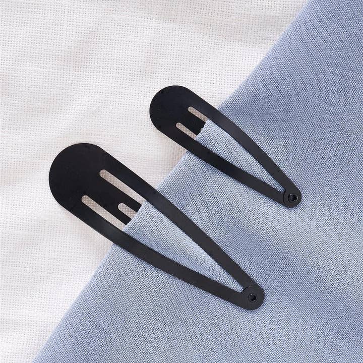 3pcs Large Black Vintage Plain Triangular Hair Clip for wholesale on Faire1