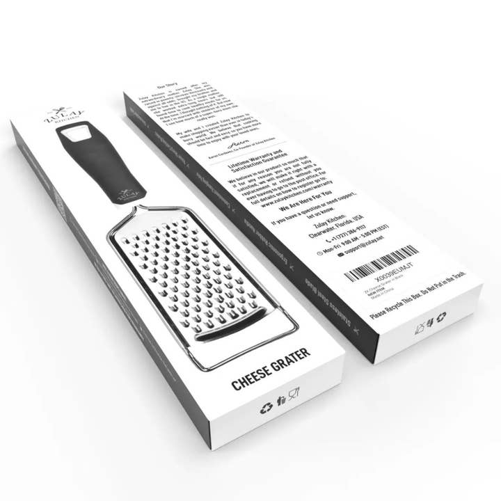 Zulay Kitchen - Wholesale Rasp - Platte, draagbare kaasrasp van roestvrij staal2