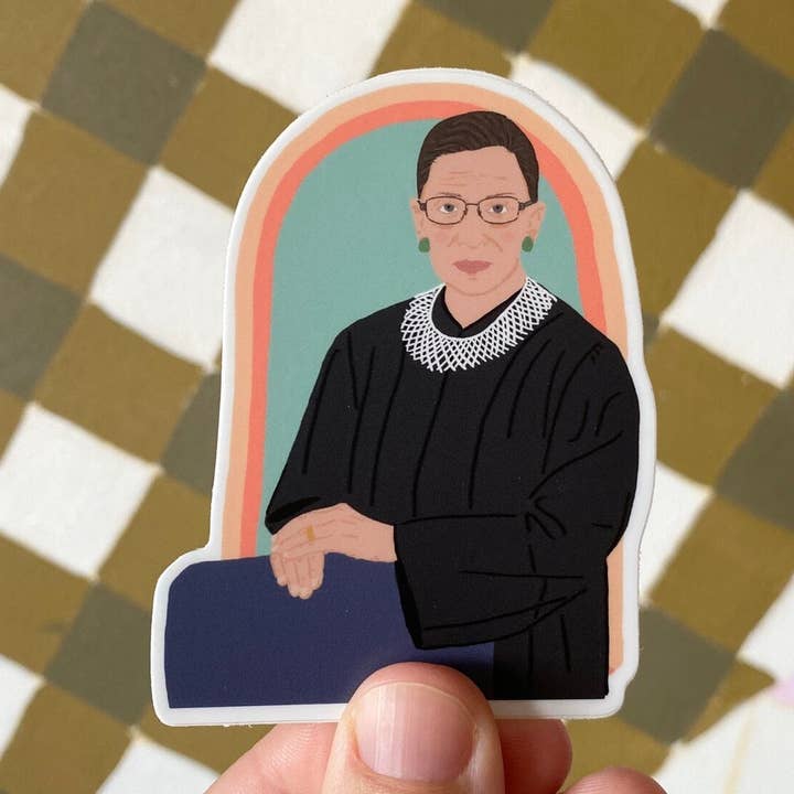 RBG Sticker for wholesale by Paris Woodhull Illustrations