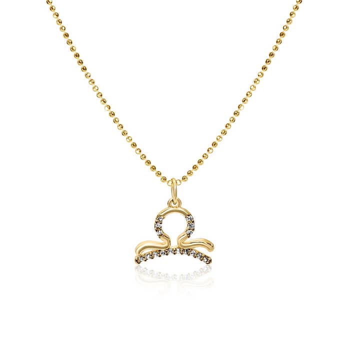 Libra Zodiac Necklace for wholesale by Nomie