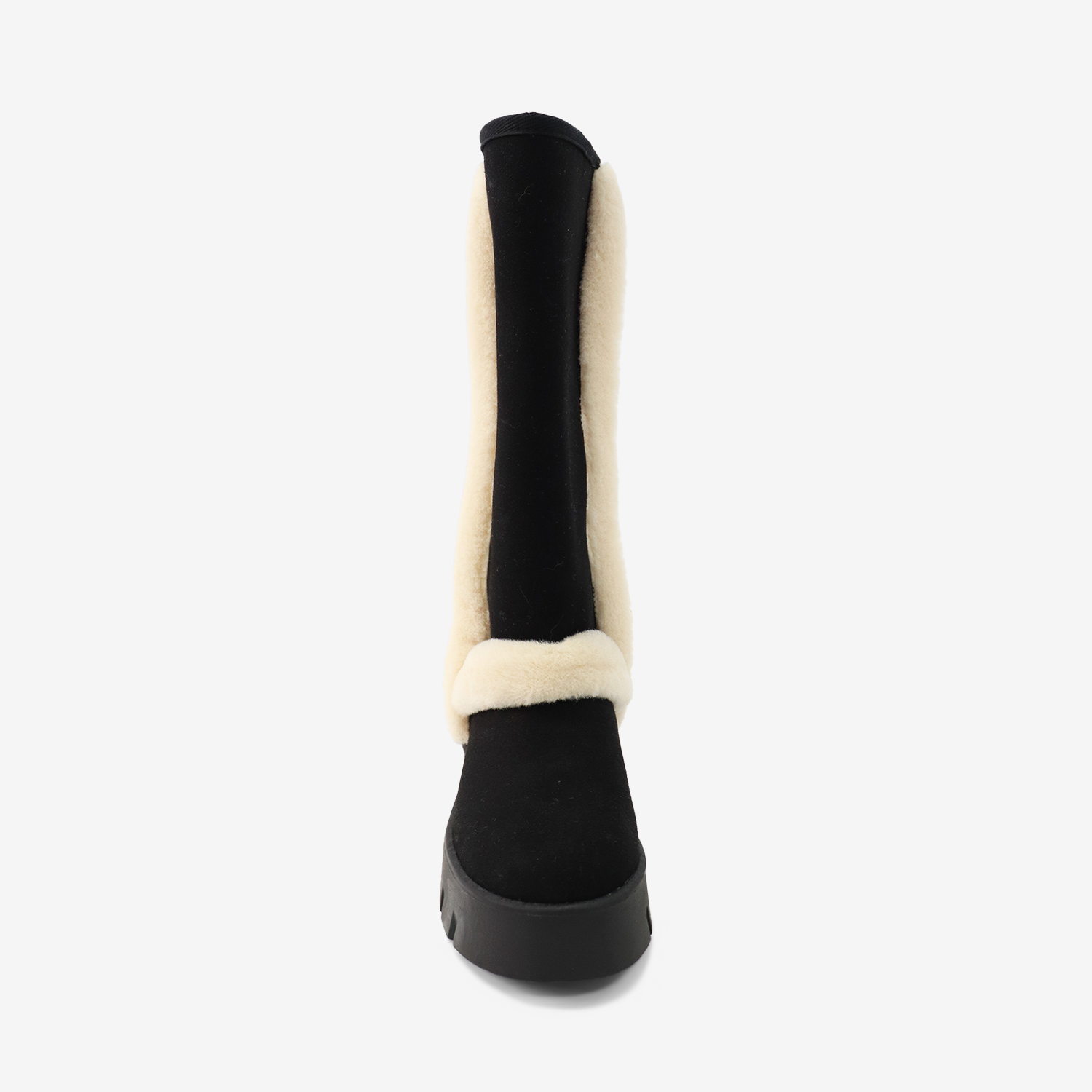 Lemonade Shoes - Wholesale Boots - Women's - RAEY - Tall Platform Winter Boots, Shearling Details2