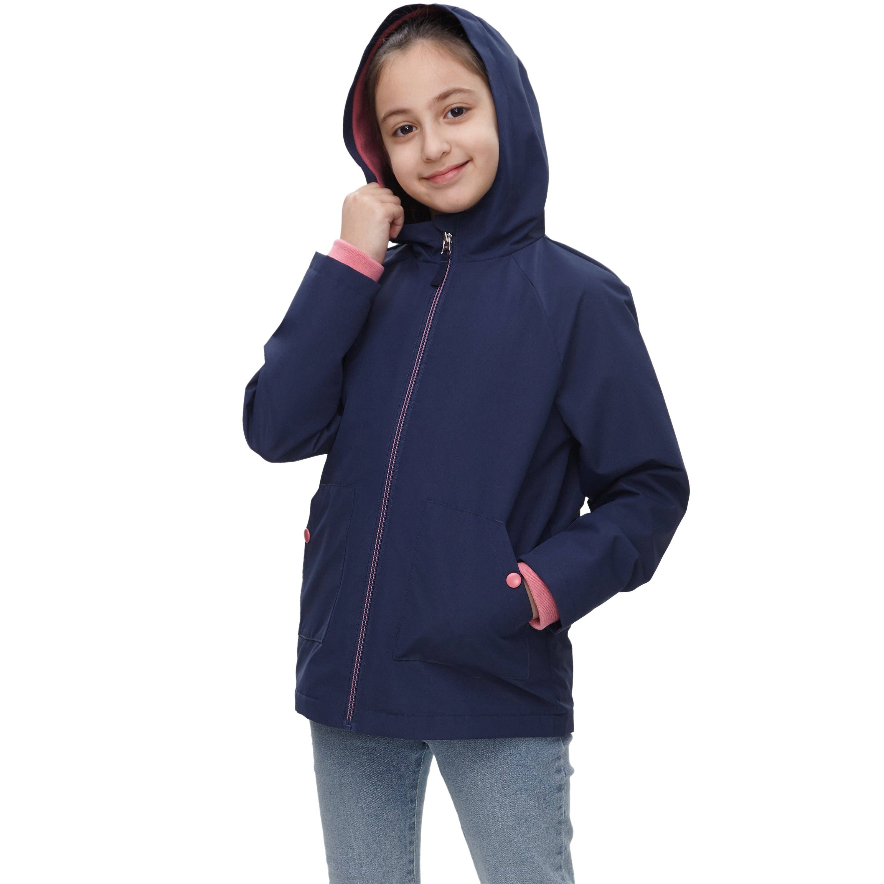 Rokka & Rolla - Wholesale Windbreaker - Kids - Girls' Ripstop Windbreaker Deluxe Jacket19