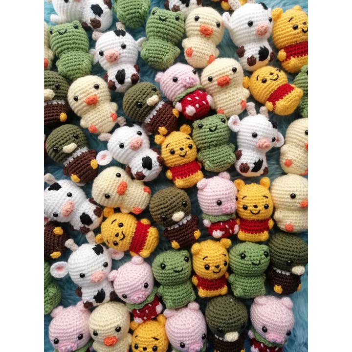 despinacrafting - Wholesale Stuffed/Plush Toy - Kids & Baby - Crochet Amigurumi Animals Finger Size