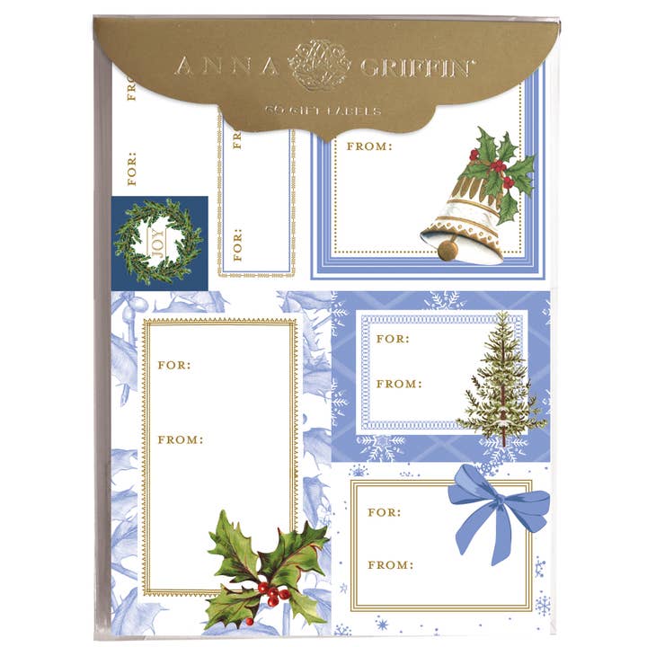 Blue Bells and Bows Labels for wholesale by Anna Griffin Inc