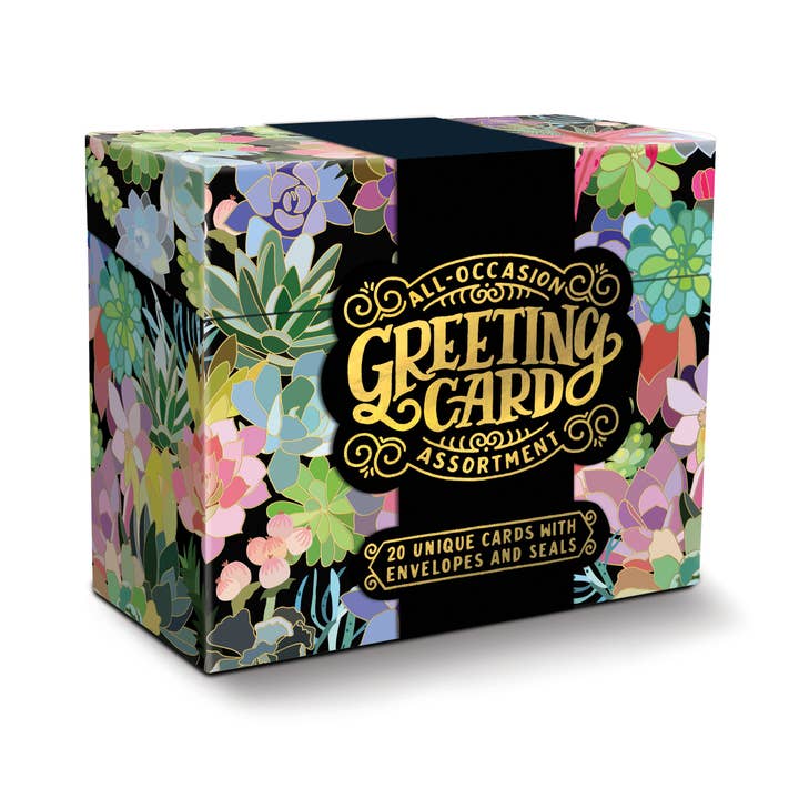Studio Oh! - Wholesale Everyday Greeting Card - All-Occasion Greeting Card Assortment - Succulent Paradise