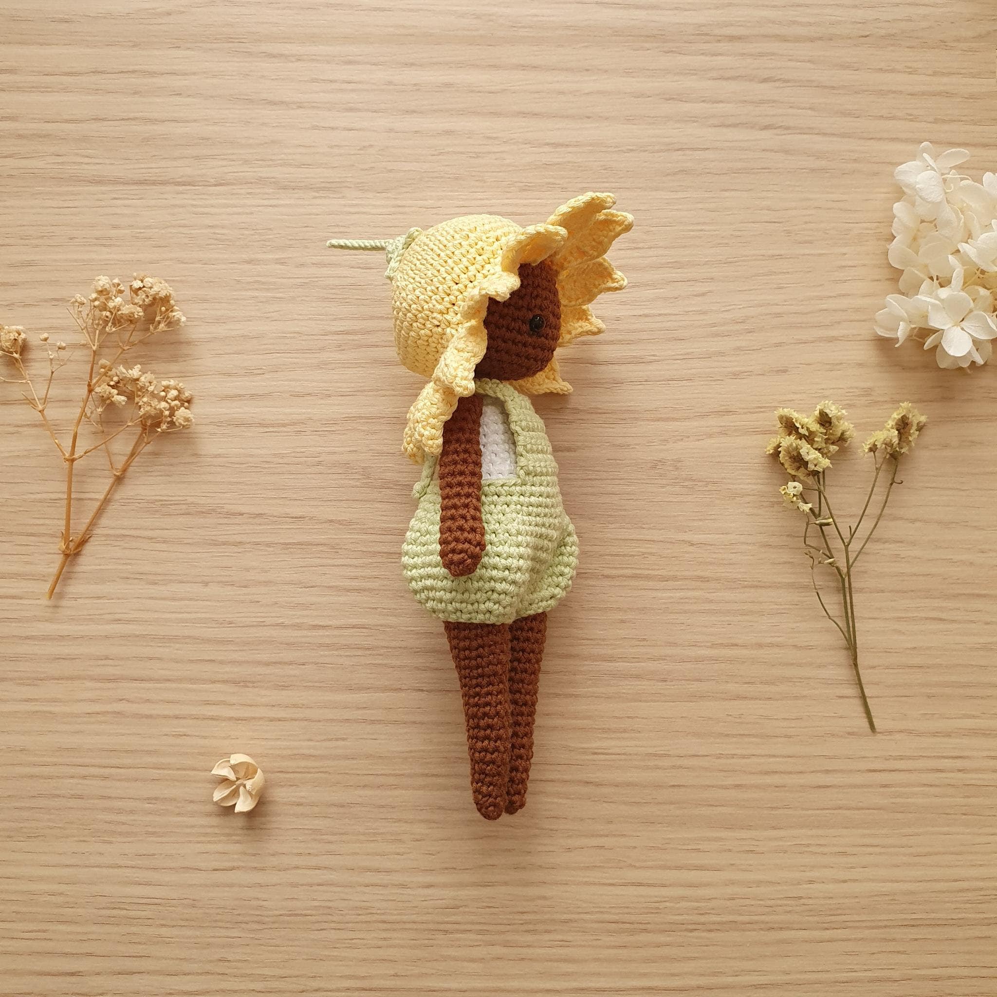 Anh2 LTD - Wholesale Doll - Kids - Cute Crochet Flower Sprite, Handmade Amigurumi Doll2