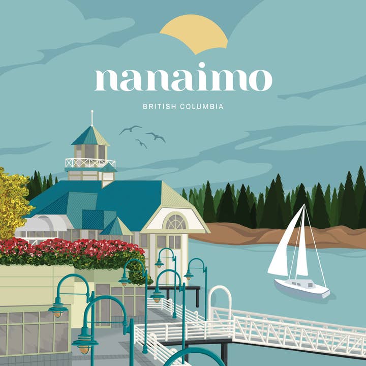 la designs - Wholesale Art Print - Nanaimo Harbour Art Print — Vancouver Island Waterfront0