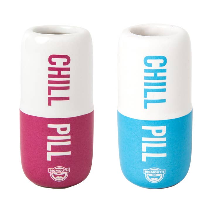 Chill Pill Shot Glass (Ceramic) for wholesale by BigMouth Inc