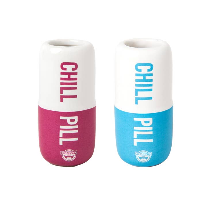 BigMouth Inc - Wholesale Shot Glass - Chill Pill Shot Glass (Ceramic)