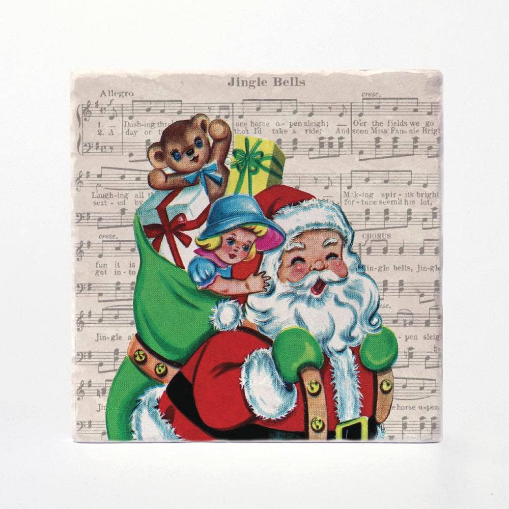 Versatile Coasters Canada - Wholesale Coasters - Vintage Christmas Icons Coasters3