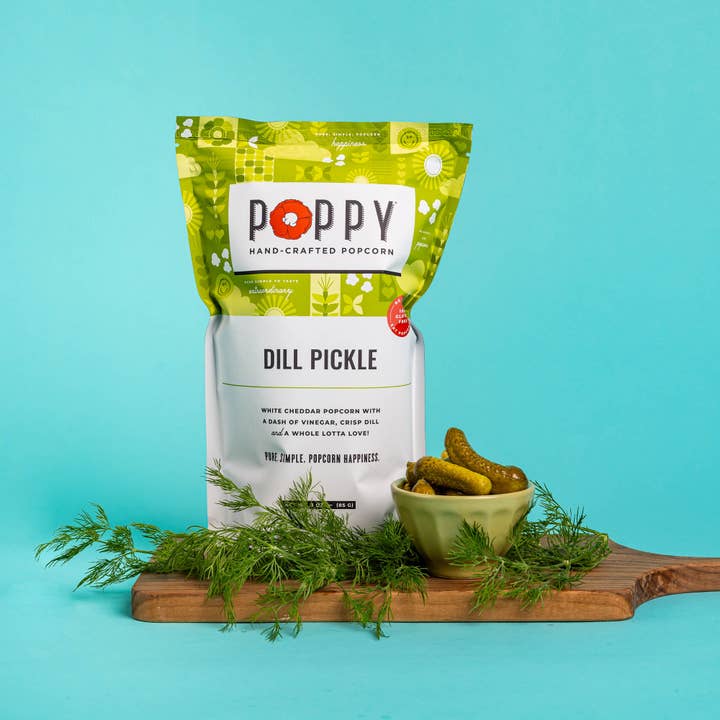 Poppy Hand-Crafted Popcorn - Wholesale Popcorn - Dill Pickle Popcorn