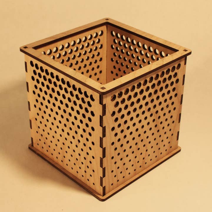 Halftone Pop - Pillar Candle Holder for wholesale by Etch Pros