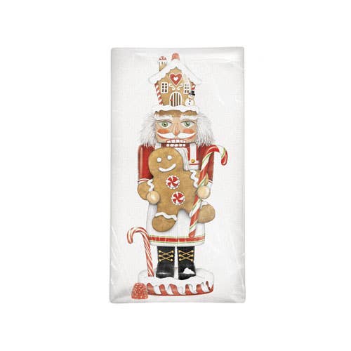 Gingerbread Nutcracker Bagged Towel for wholesale by Mary Lake-Thompson Ltd.