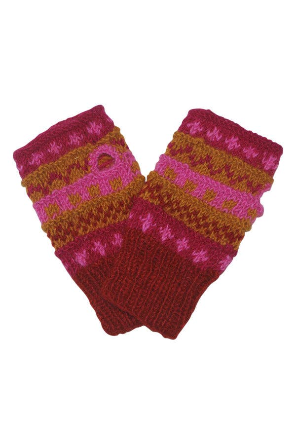 Lakhays Collection Inc. - Wholesale Hand Warmer - Winter Hand-Knit Wool Unisex Handwarmer Fingerless Gloves10