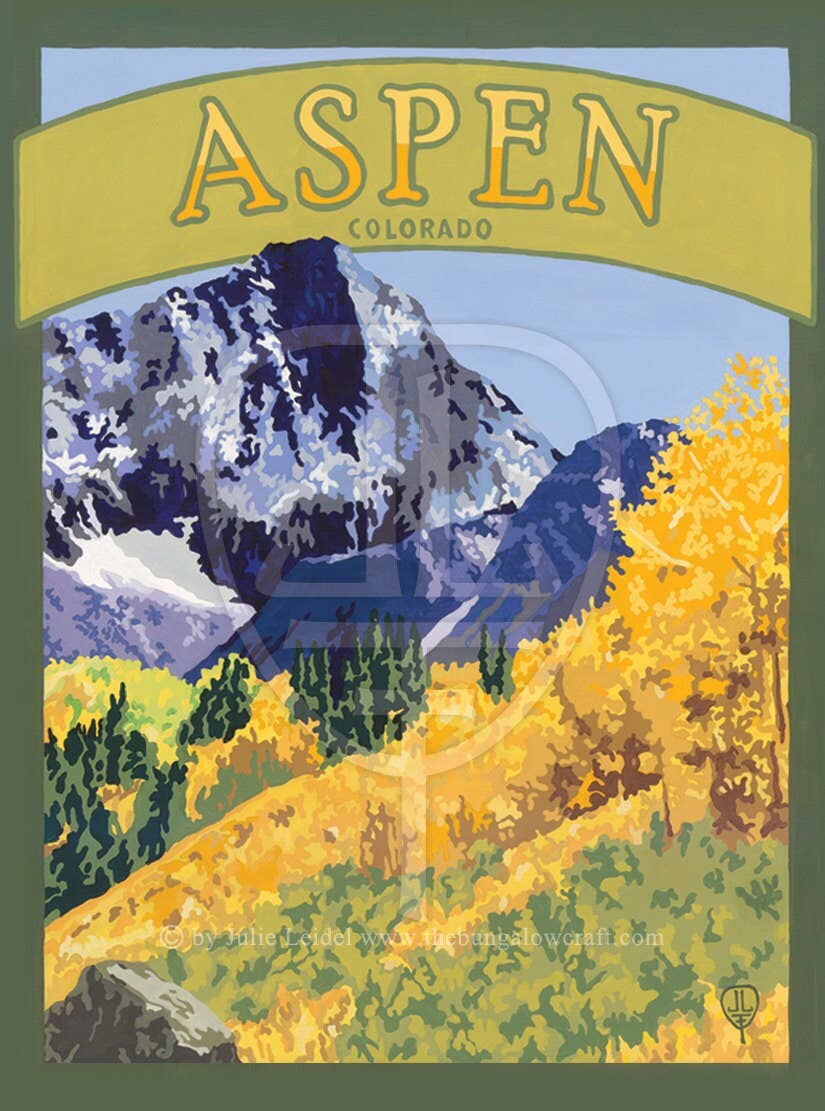 The Bungalow Craft - Wholesale Art Print - Aspen1