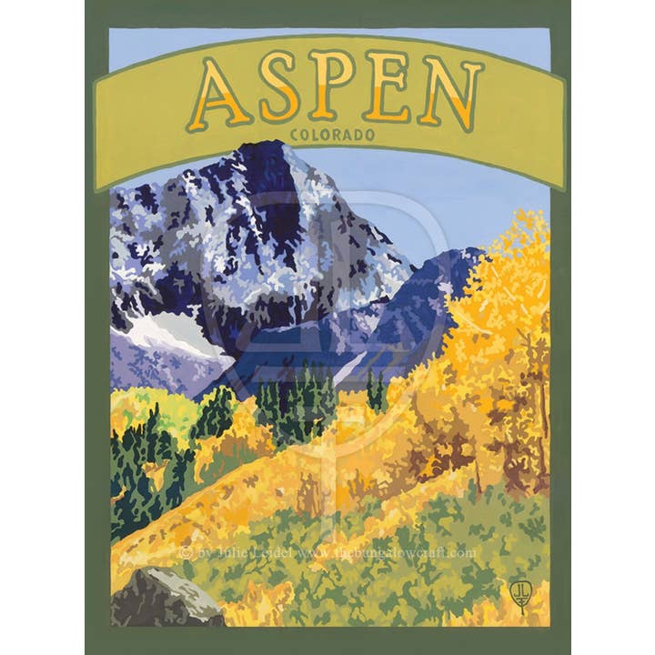 The Bungalow Craft - Wholesale Art Print - Aspen1