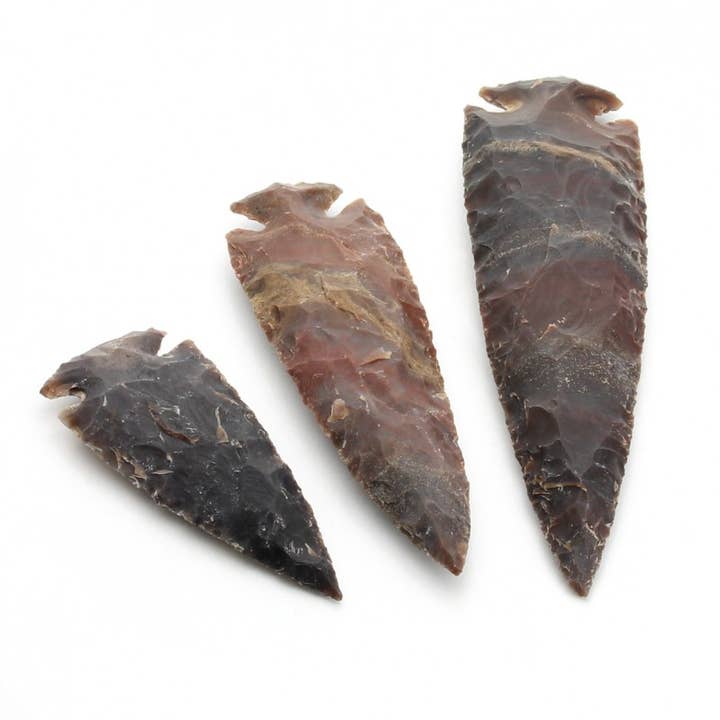 UniArt - Venta al por mayor Piedras/cristales espirituales - Punta De Flecha De Sílex, Réplica Prehistórica