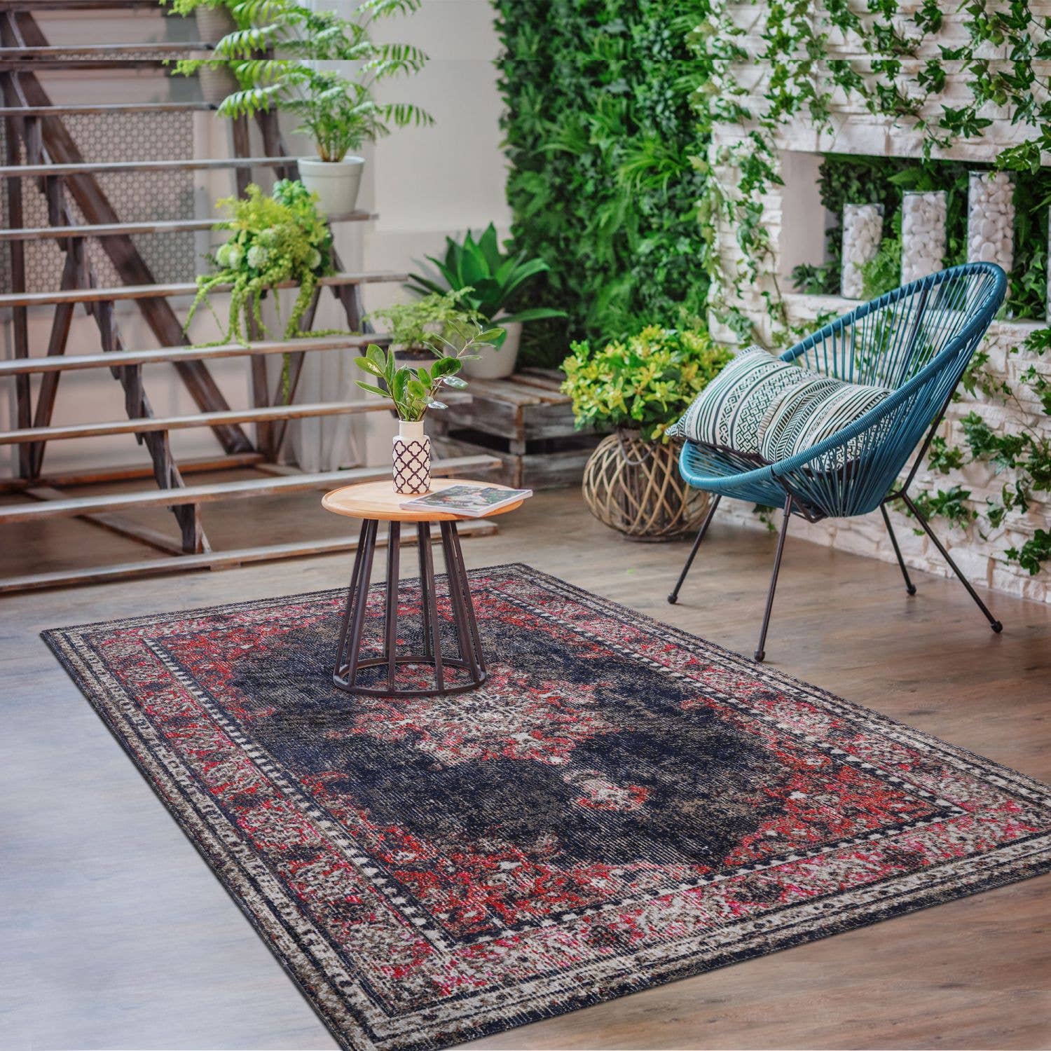 Rosso Tappeto da esterno OZLEM Oeko Tex di O&Ko in vendita all'ingrosso su Faire1