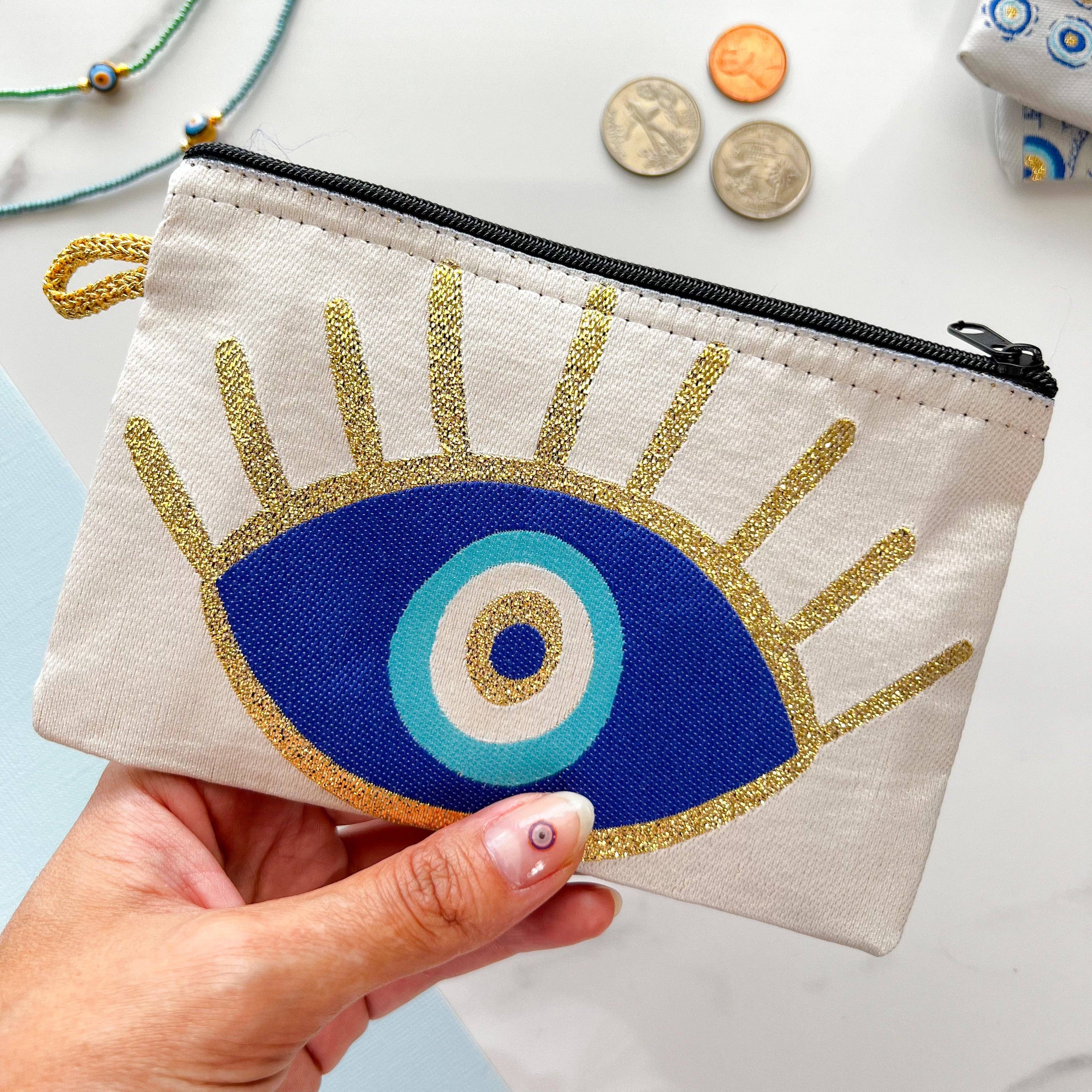 Umays Boho - Wholesale Coin Purse - Women's - Evil Eye Coin Purse, Boho Zipper Pouch, Handmade Coin Purse1