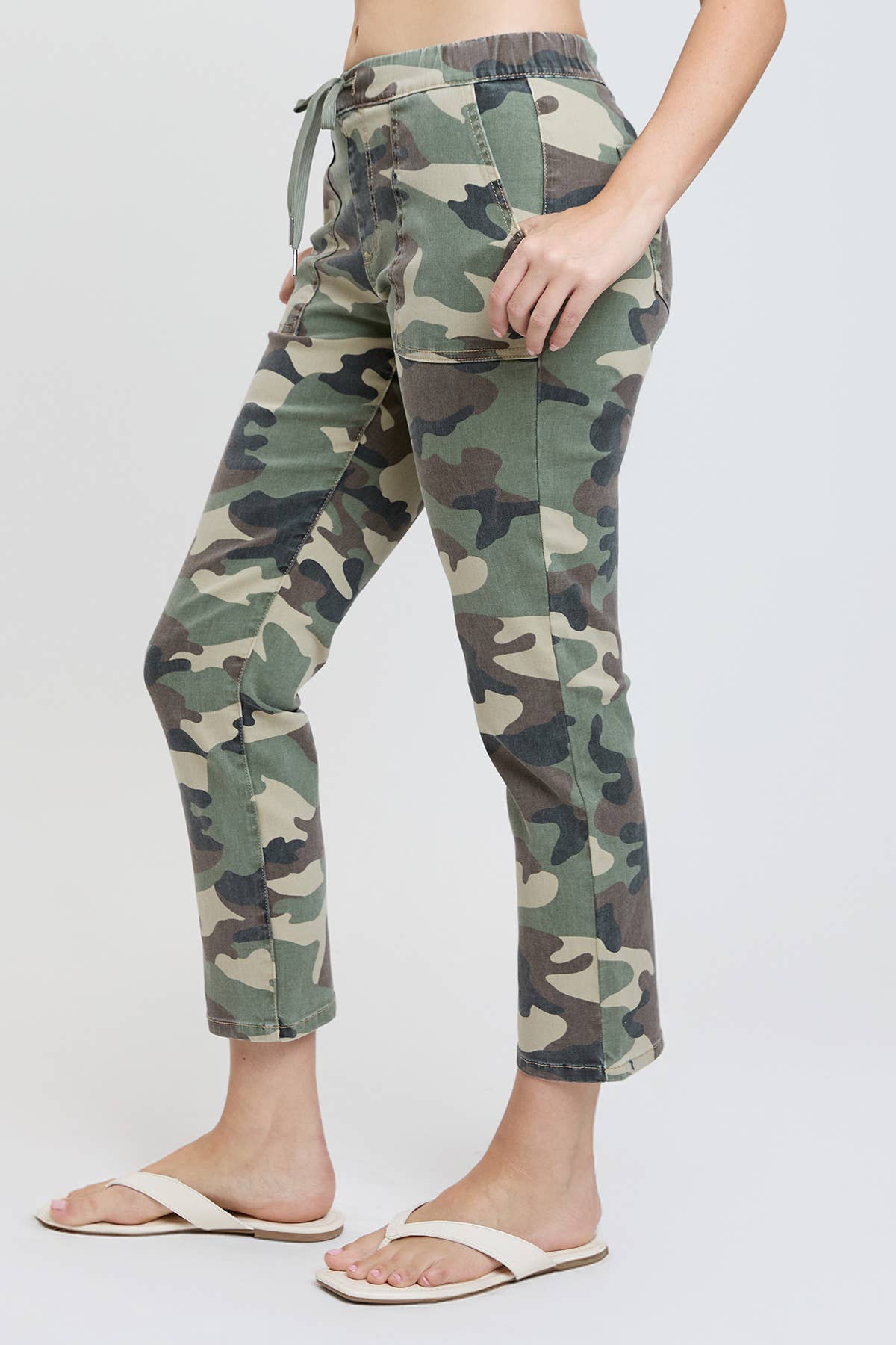 YMI - Wholesale Lounge Sweatpants/Joggers - Women's - High Rise Pull On Straight Leg Jogger- P0526079