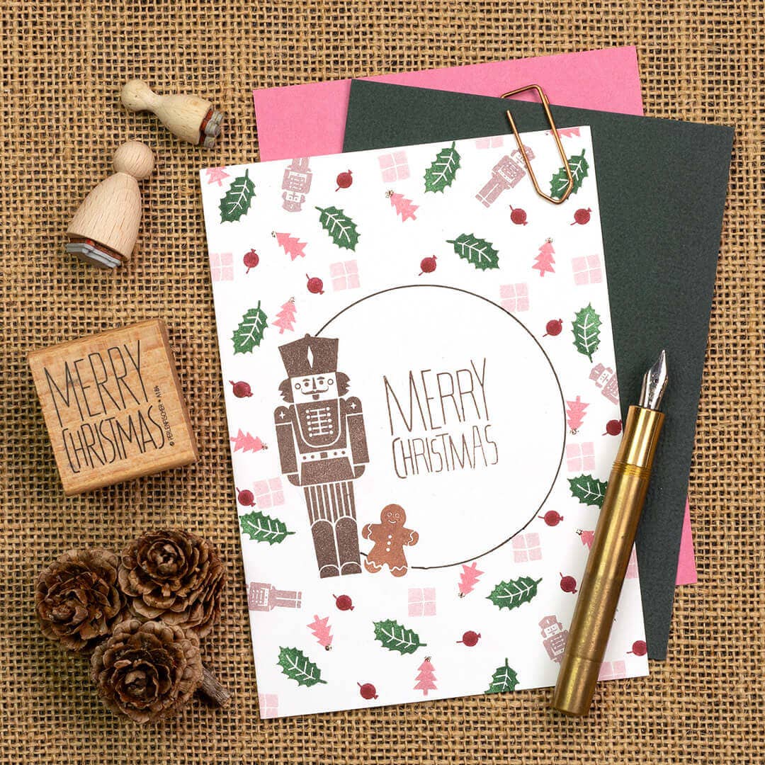 Perlenfischer – Carimbo de borracha/decorativo por atacado – 12x Carimbo | Quebra-nozes pequeno2