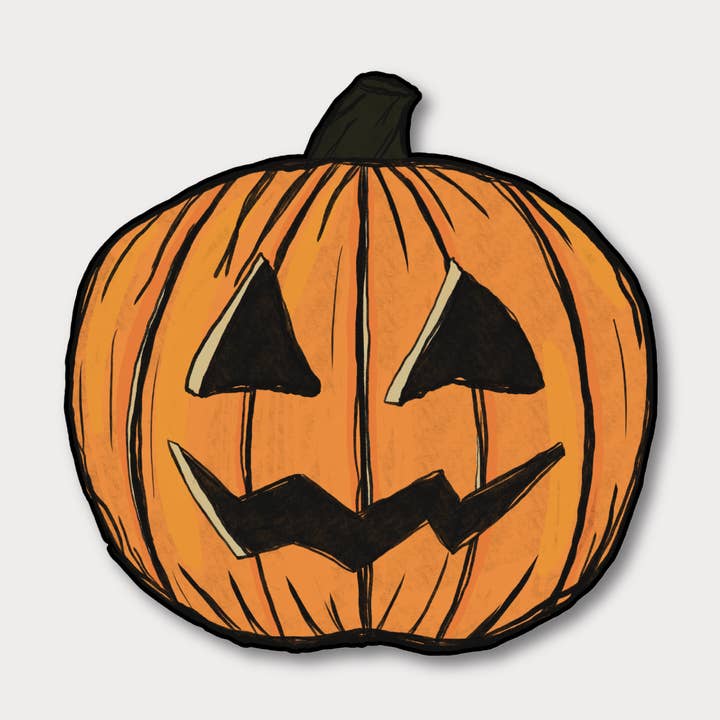 Vintage Jack-o-Lantern Sticker for wholesale by Wilderland Paper