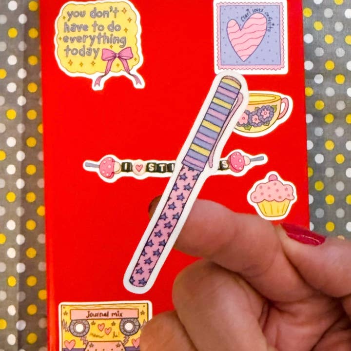 Clari Loves Cafecito - Wholesale Sticker - Clari's Fav A4 Sticker Sheet1