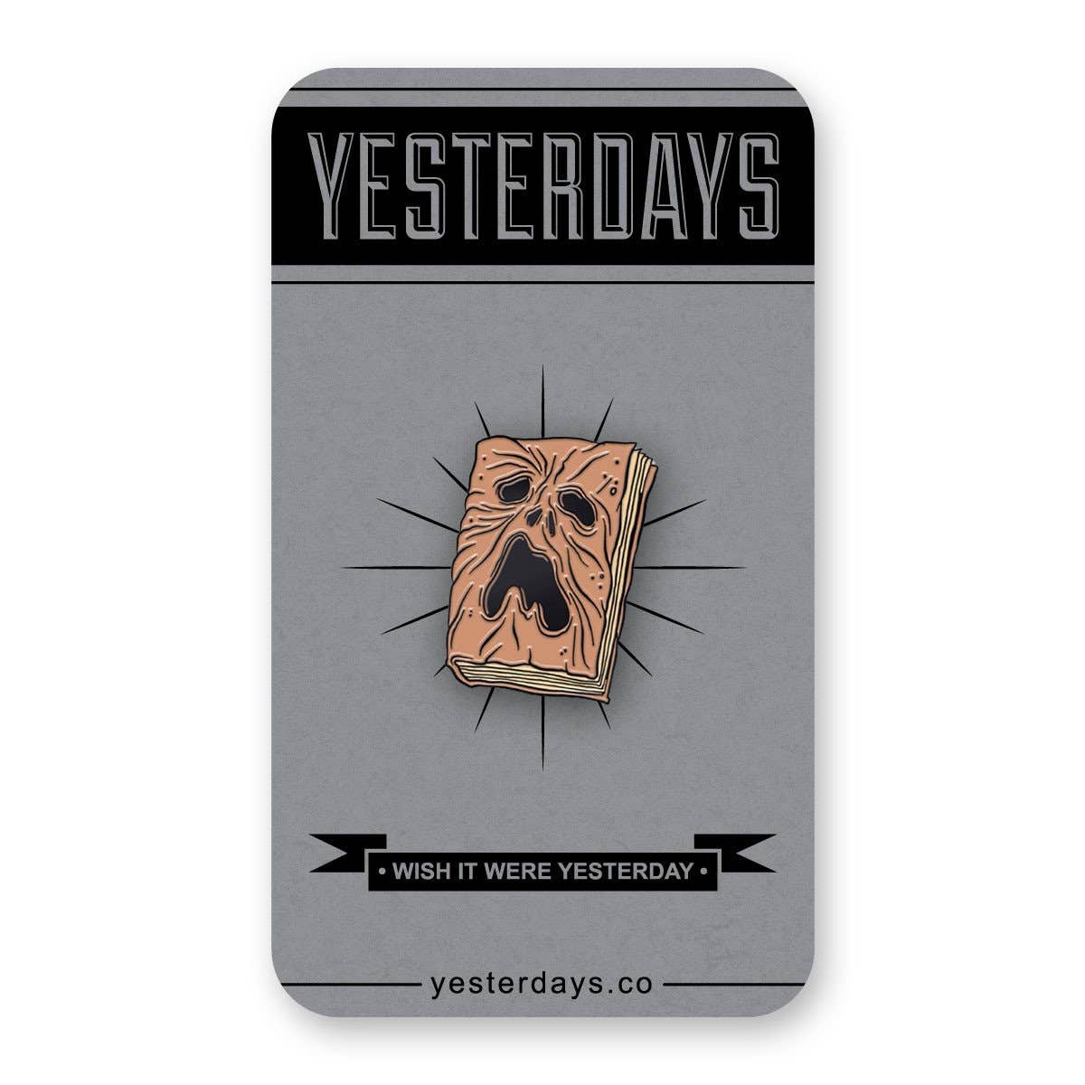 Yesterdays - Wholesale Lapel Pin/Button - Necronomicon By Alex Pardee1