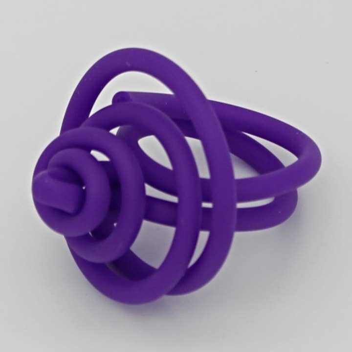 Purple Cefalu Swirl Ring for wholesale by Sylca Designs