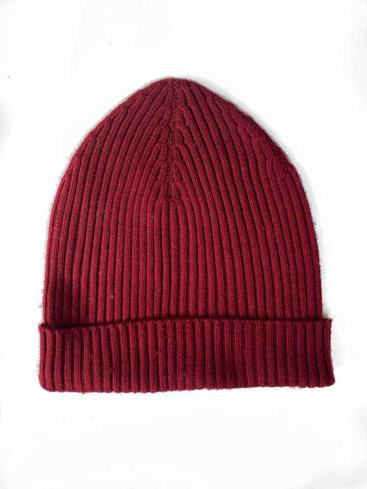 Cashmere Beanie | Maroon for wholesale by Alchemy Story