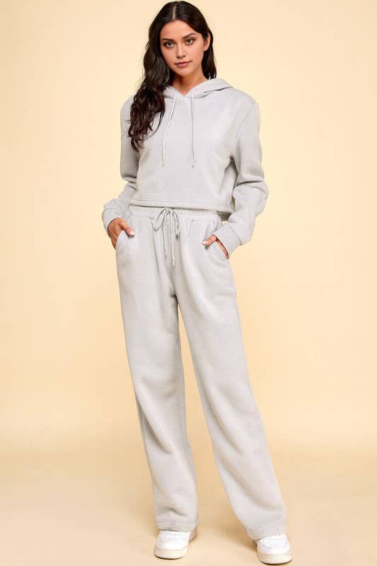 MIO WHOLESALE - Vente Ensemble de vêtements d'intérieur – femme - ENSEMBLE 2 PIÈCES EN MOLLETON FRENCH TERRY FS51712