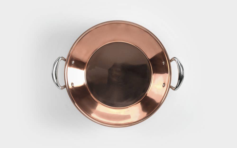 samuel groves – wholesale Cooking pot – 28cm Copper Jam Pan4