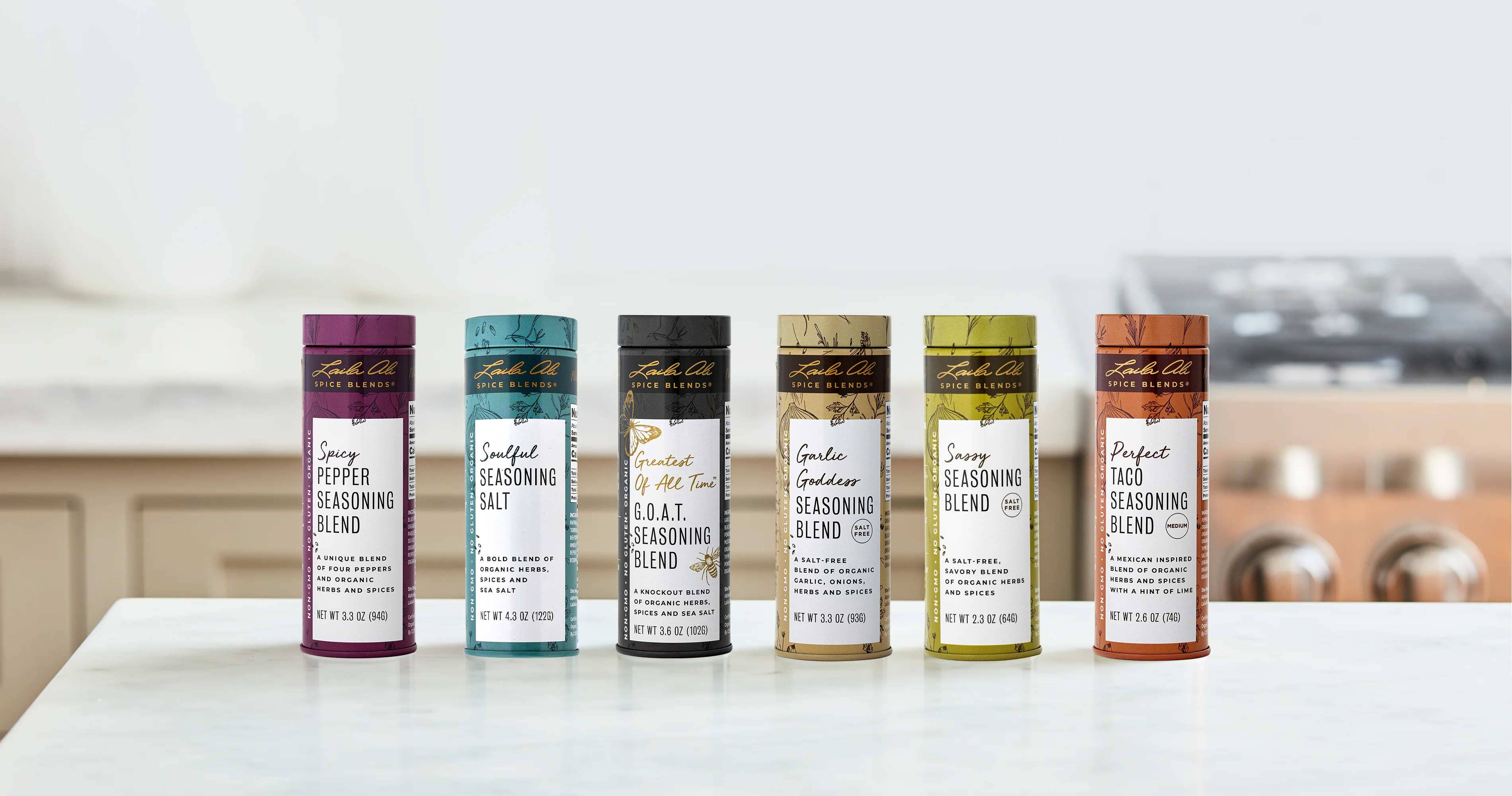 Laila Ali Spice Blends - Vente Mélanges d'épices séchées - Mélange d'assaisonnement G.O.A.T.1