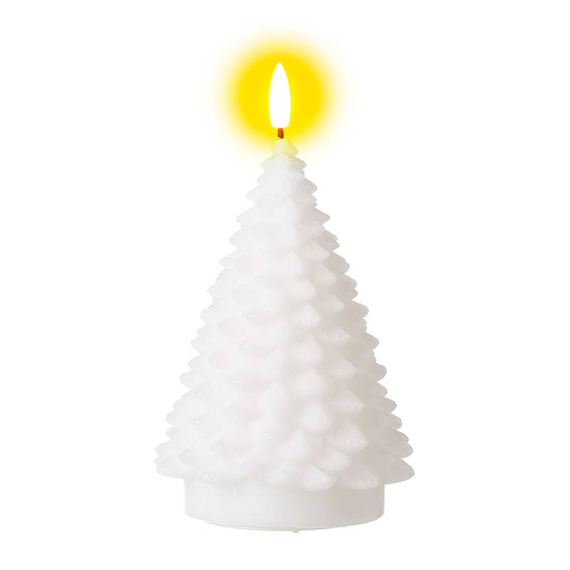 Heaven Sends – wholesale Novelty candle – WHITE TREE WAX BATTERY CANDLE0