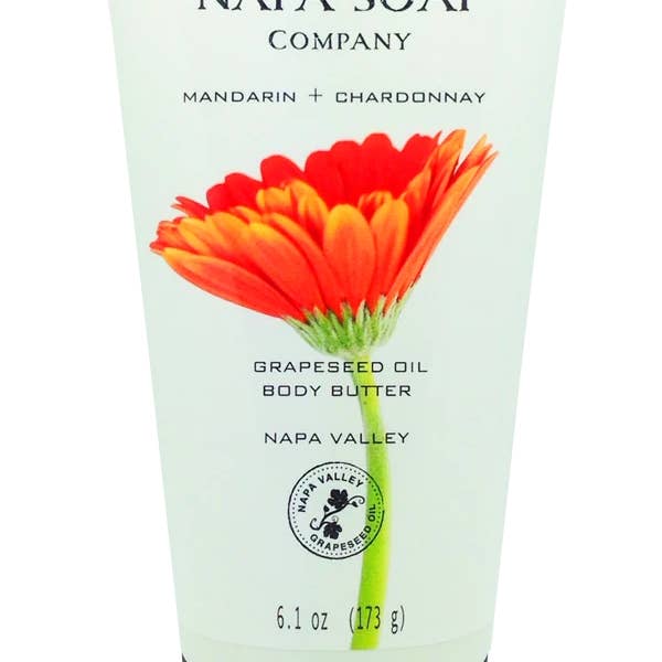 Napa Soap Company - Wholesale Body Balm/Butter - Body Butter - Mandarin Chardonnay, 6 oz.Â