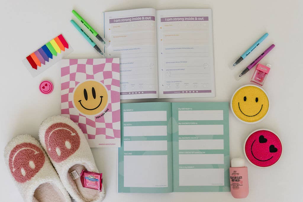 Sunshine & Agape - Vente Journal intime – enfant - Journal de gratitude de la famille Smiley - Collection complète10