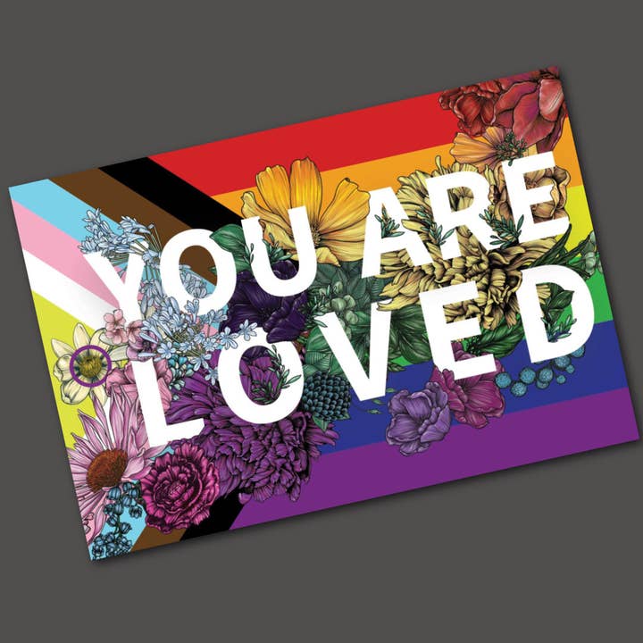 Transpainter - Wholesale Sticker - You Are Loved Sticker | LGBTQ Pride Gifts | Pride Flag Decal6