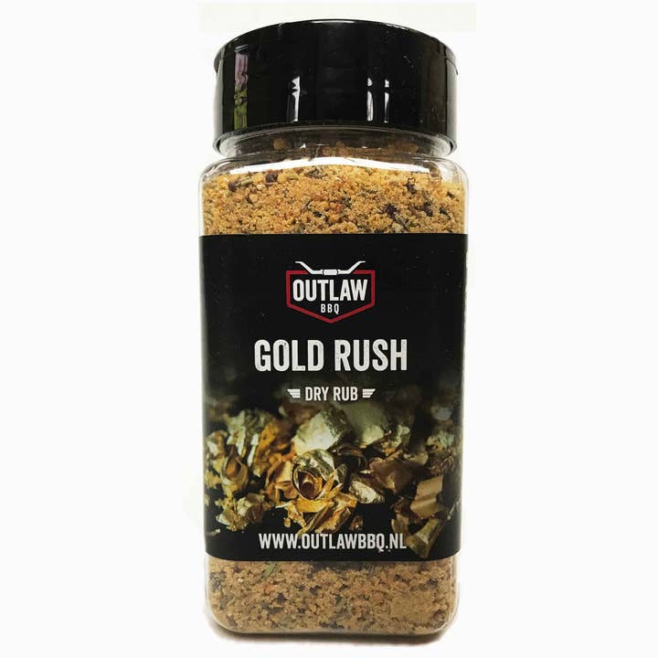 Outlaw BBQ - Venta al por mayor Condimentos - Barbacoa de secado en seco Outlaw BBQ Gold Rush